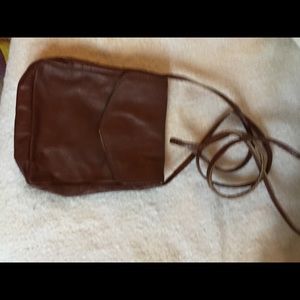 Leather crossbody bag